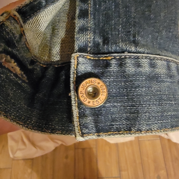 the Gap Vintage Stretch Blue Denim Jacket Size XL - Picture 7 of 13